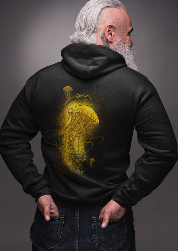 Unisex Jellyfish Printed Hoodie