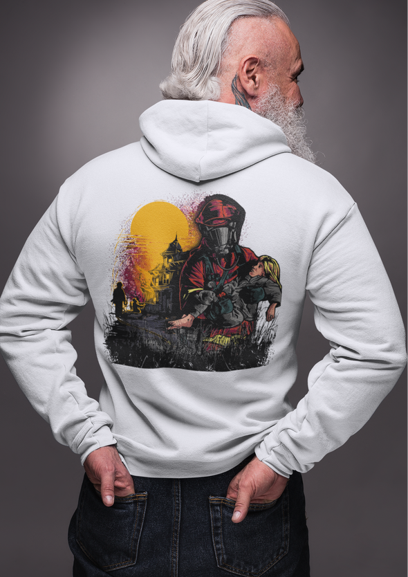 Unisex Firefighters Printed Hoodie