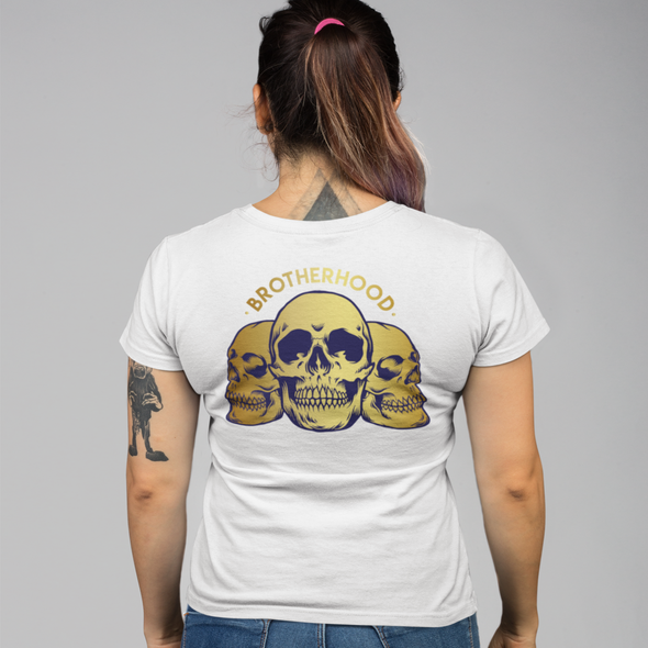 Brotherhood Gold Skull Unisex T-Shirt
