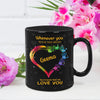 Personalized Whenever You Touch This Heart" Mug For Nana/Grandma/Mom