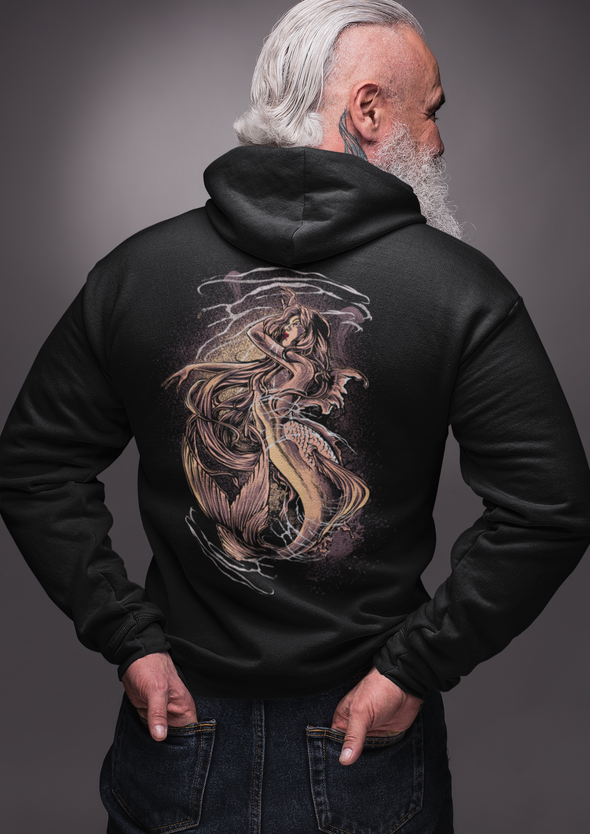 Unisex Mermaid Printed Hoodie