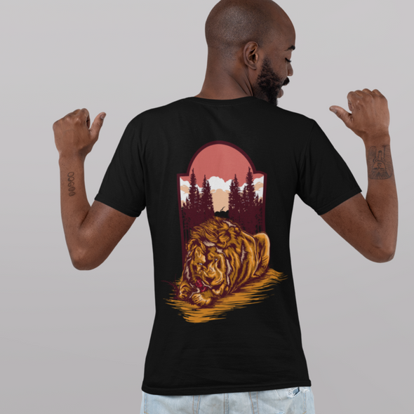 Unisex T-shirt With Lion Print