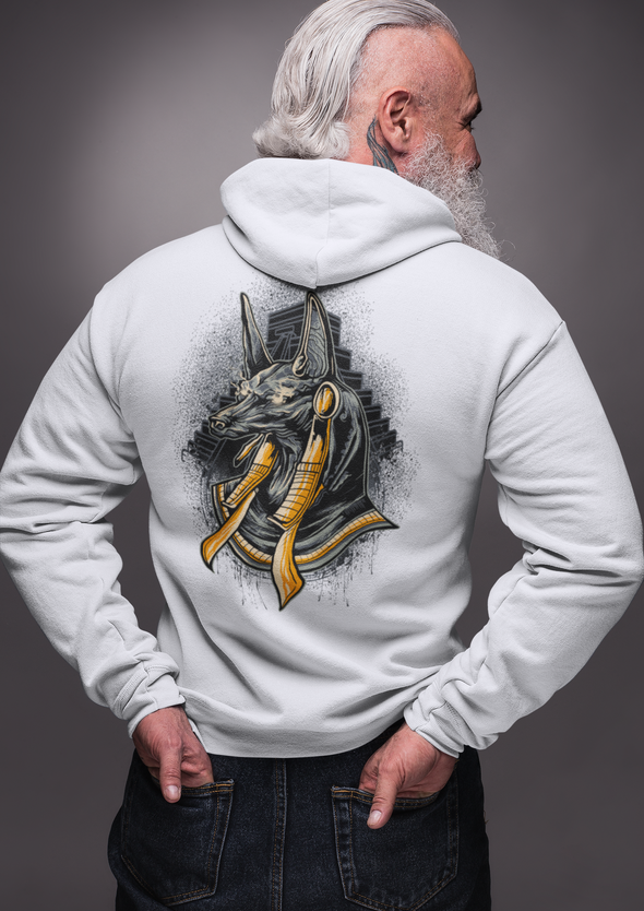 Unisex Anubis Printed Hoodie
