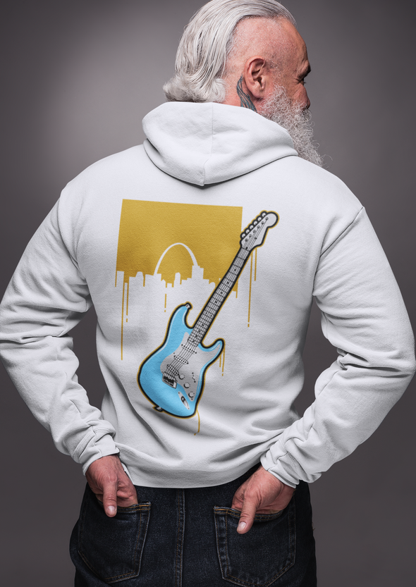 Guitar Printed Unisex Hoodie