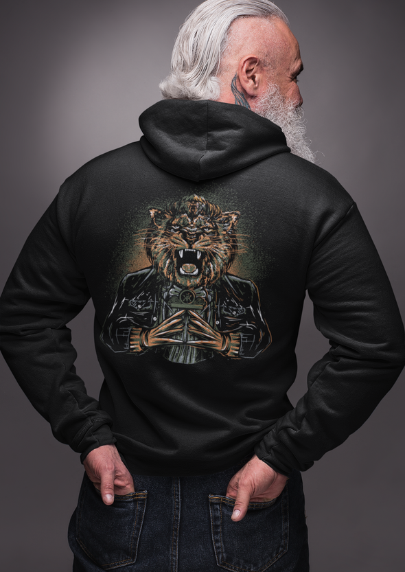 Unisex Lion Claws Printed Hoodie