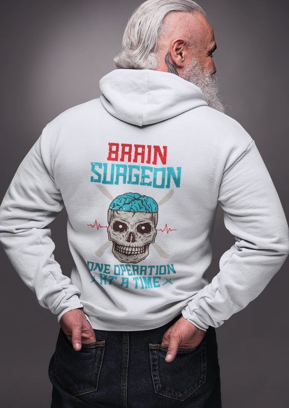 Brain Surgeon Skull Printed Unisex Hoodie