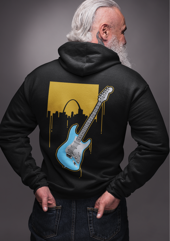 Guitar Printed Unisex Hoodie