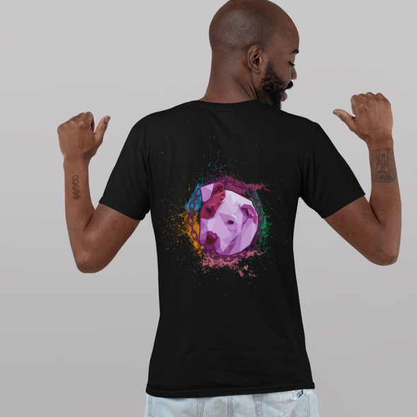 Unisex T-shirt With Pitbull Print