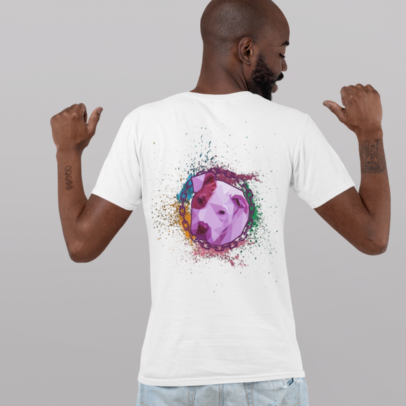 Unisex T-shirt With Pitbull Print