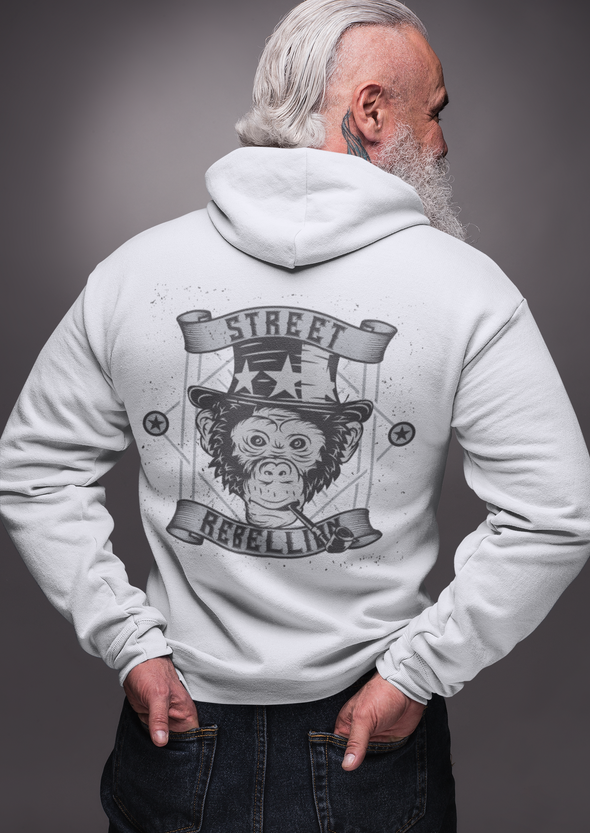 Monkey Hat Unisex Printed Hoodie