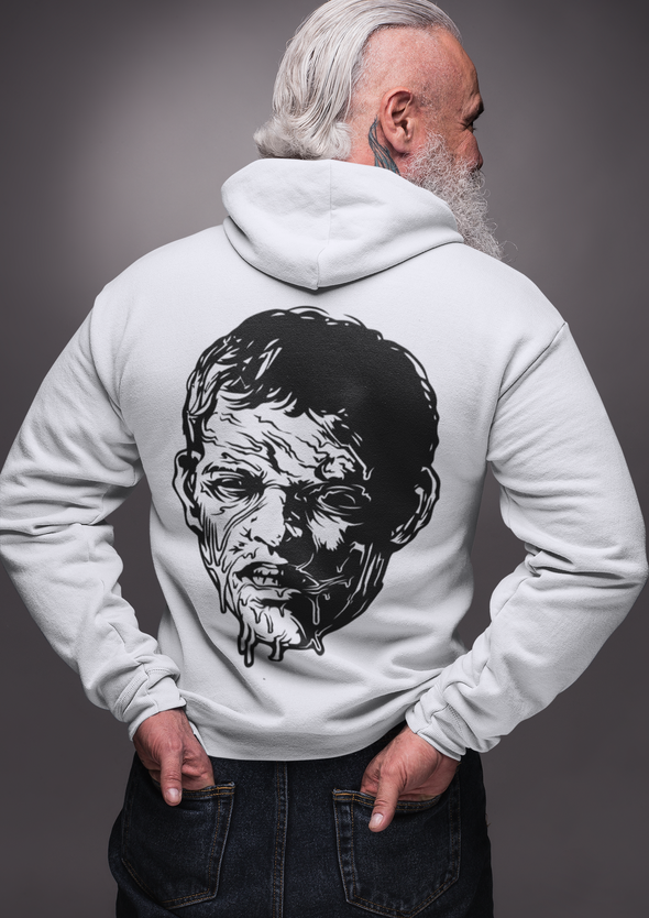 Unisex Zombie Heads Printed Hoodie