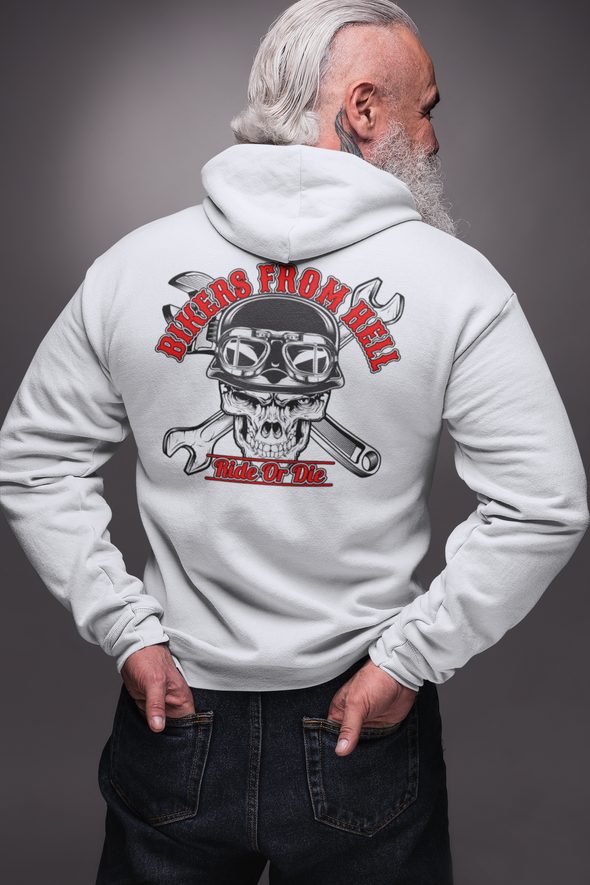 Bikers from Hell Printed Hoodie