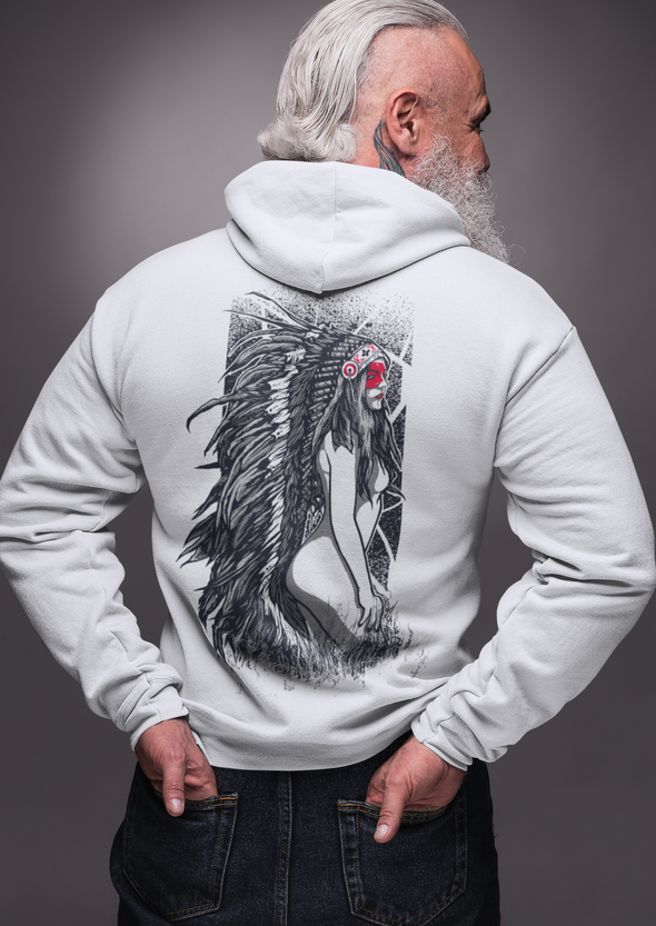 Unisex Indian Girls Printed Hoodie