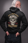 Soldier Skull Helmet Printed Hoodie