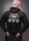 Unisex Skull Gym Badge Printed Hoodie