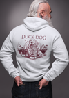 Unisex Duck Dog Vintage Printed Hoodie