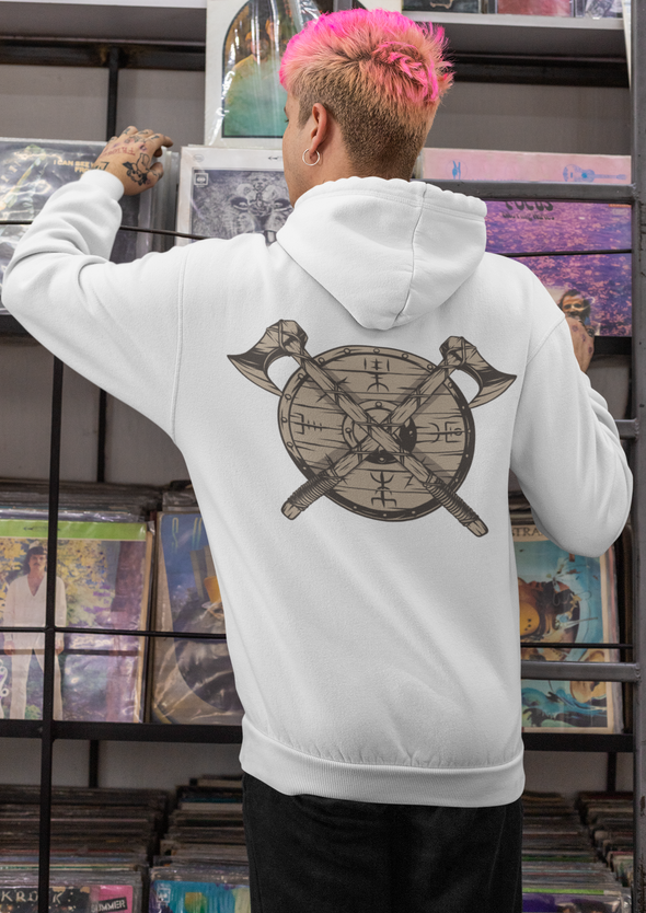 Unisex Axe Printed Hoodie