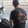 T-Shirt With Panther and Dagger Print