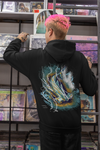 Unisex Hammer Shark Printed Hoodie