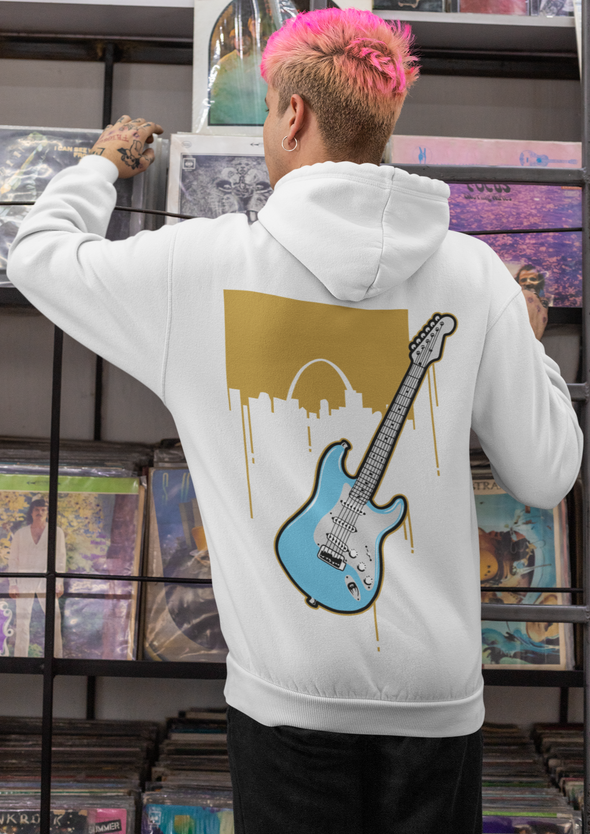 Guitar Printed Unisex Hoodie