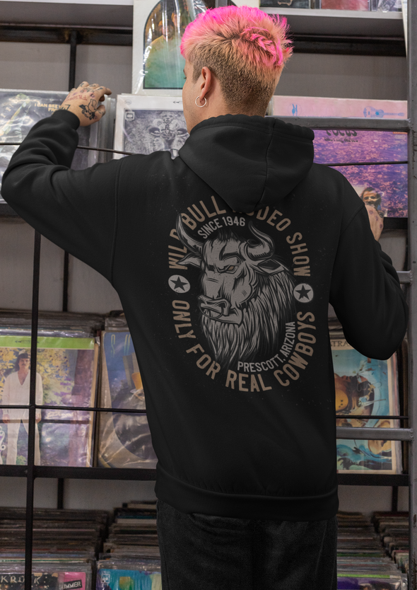 Bulls Head Unisex Printed Hoodie
