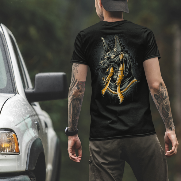 Unisex T-shirt With Anubis Print