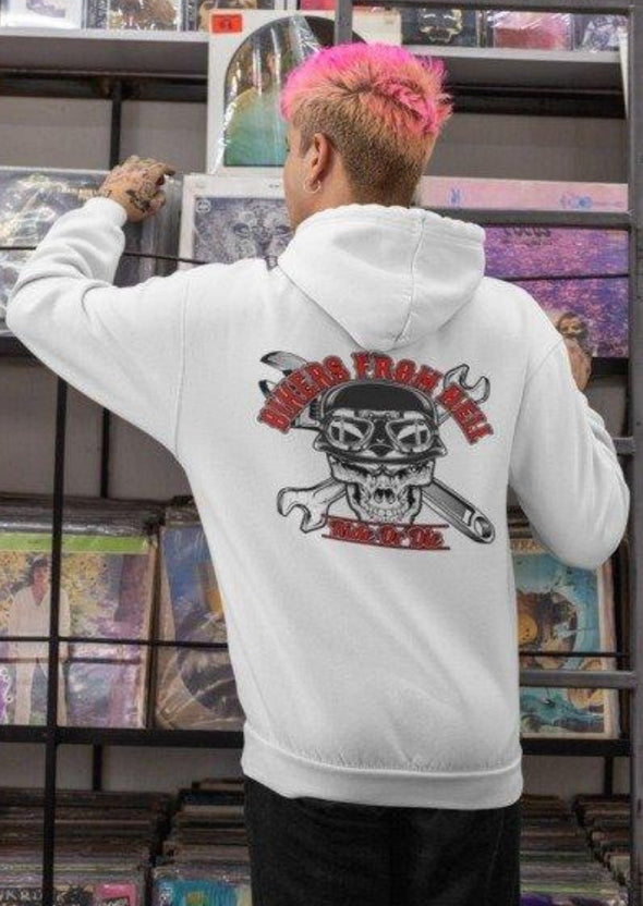 Bikers from Hell Printed Hoodie
