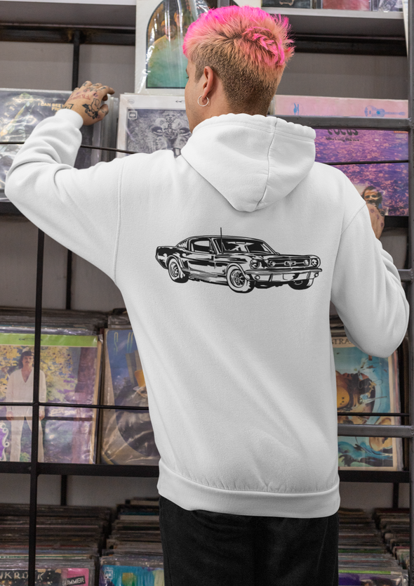 Mustang Printed Unisex Hoodie