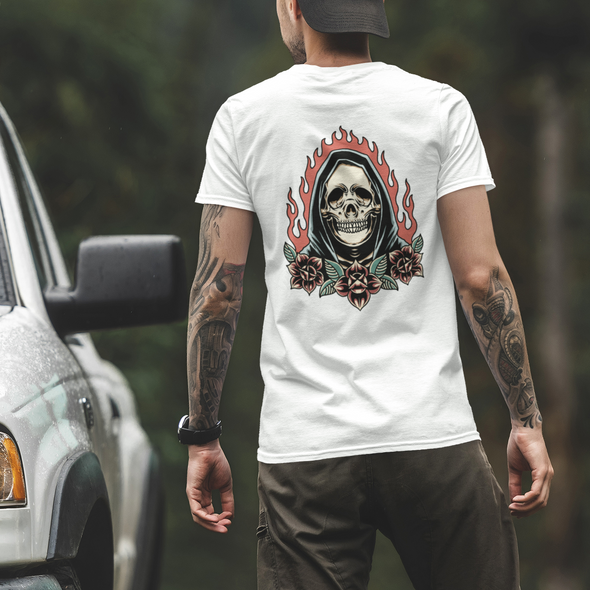 Burning Grim Unisex T-shirt
