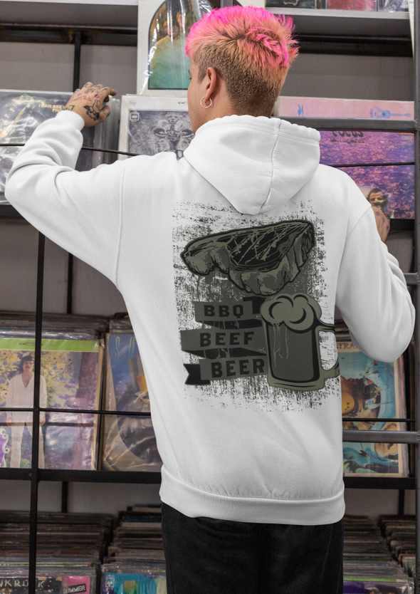 Authentic Barbeque Printed Unisex Hoodie