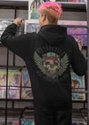 Unisex Motocross Skull Biker Printed Hoodie