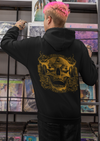 Unisex Skull Tattoo Printed Hoodie