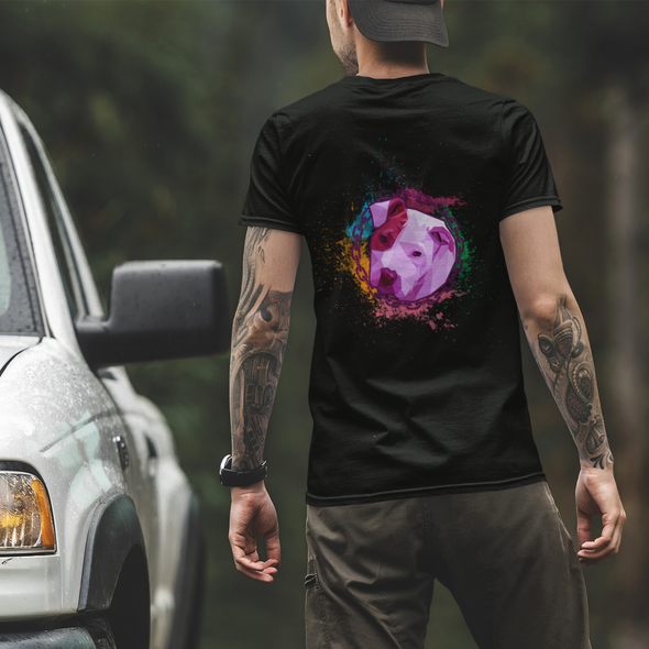 Unisex T-shirt With Pitbull Print