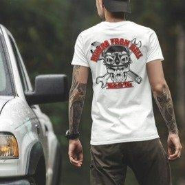 Unisex T-shirt With Bikers From Hell Print