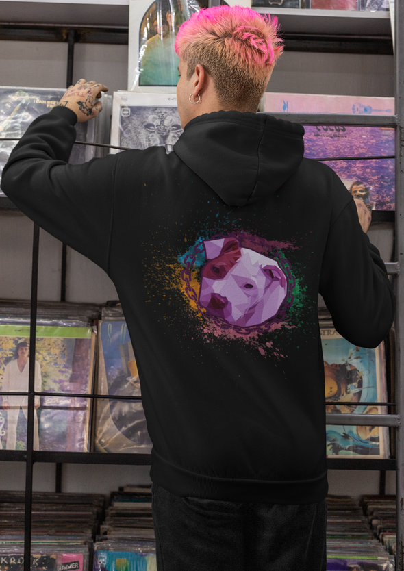 Unisex Pitbull Printed Hoodie