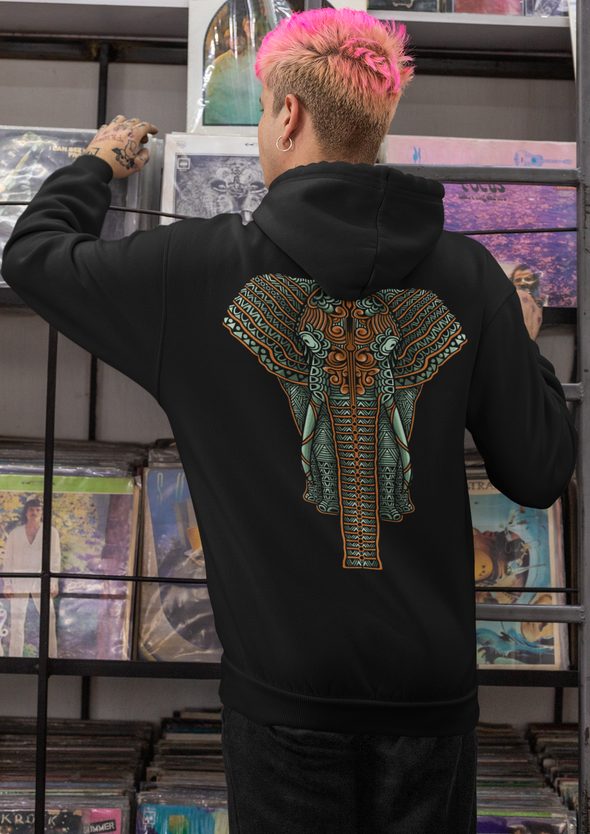 Elephant Printed Unisex Hoodie