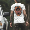 Flaming Oni Black & White Unisex T-Shirt