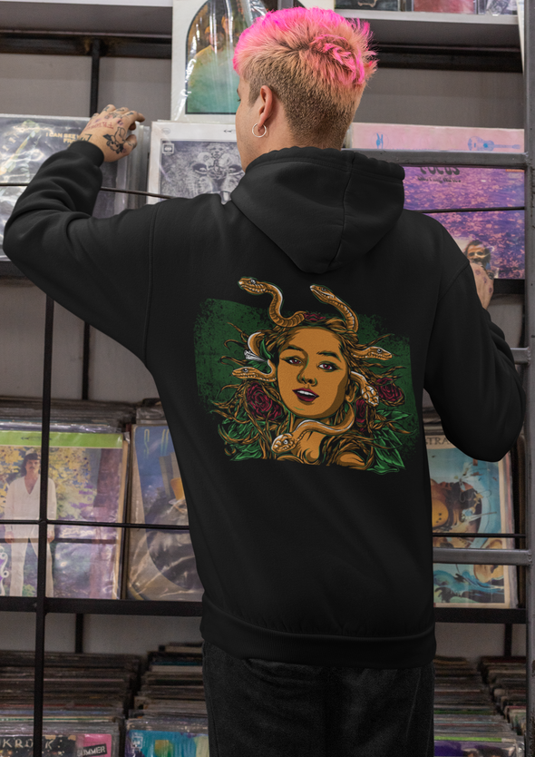 Unisex Medusa Printed Hoodie