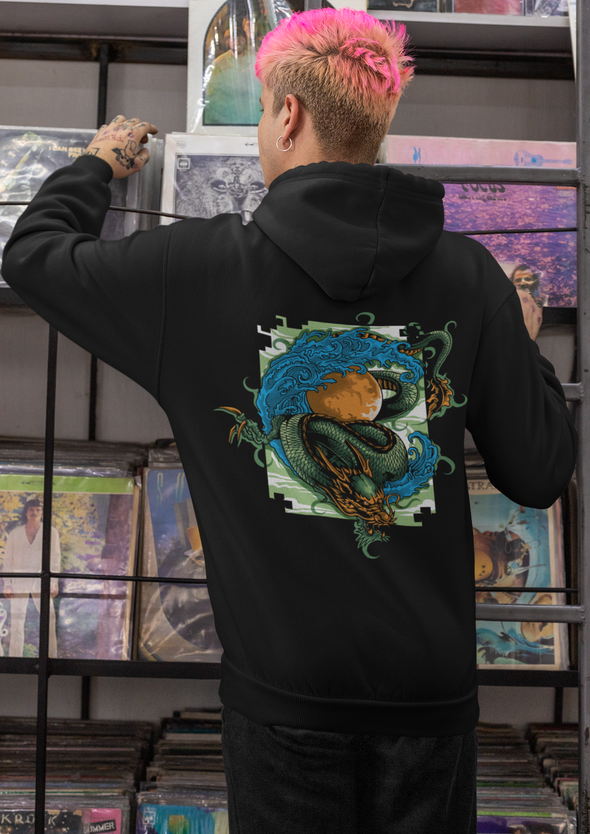 Snake Printed Unisex Hoodie