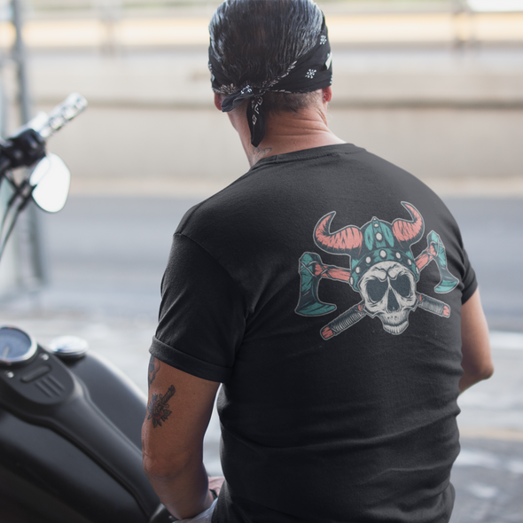 Black & White T-Shirt With Asgaard Print