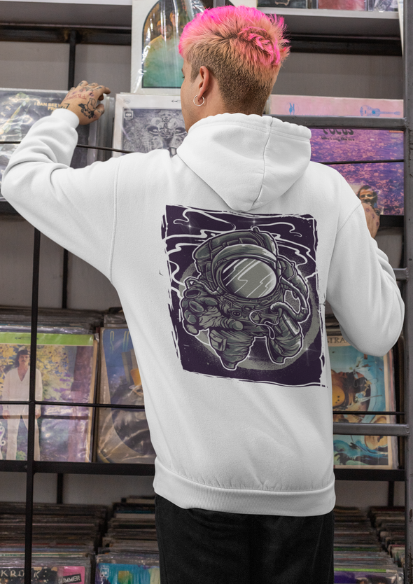 Unisex Astronaut Printed Hoodie