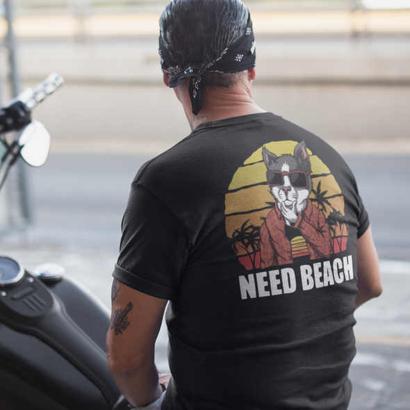Cat Need Beach Unisex T-Shirt