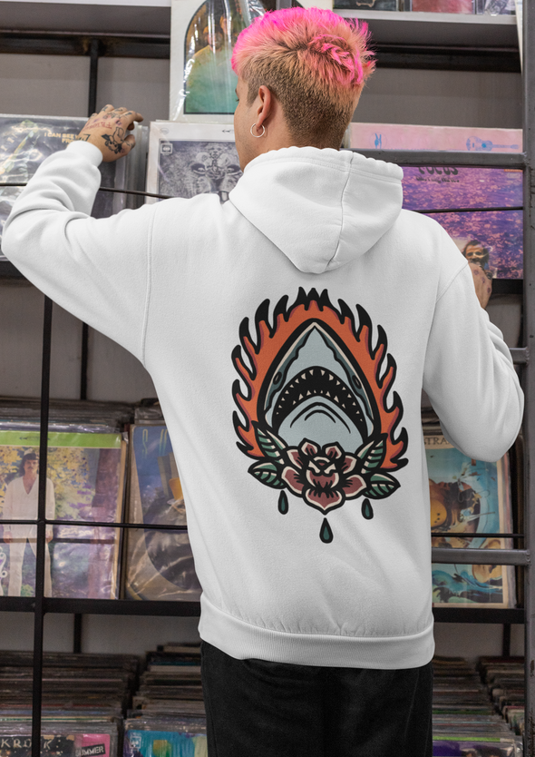 Shark Printed Unisex Hoodie