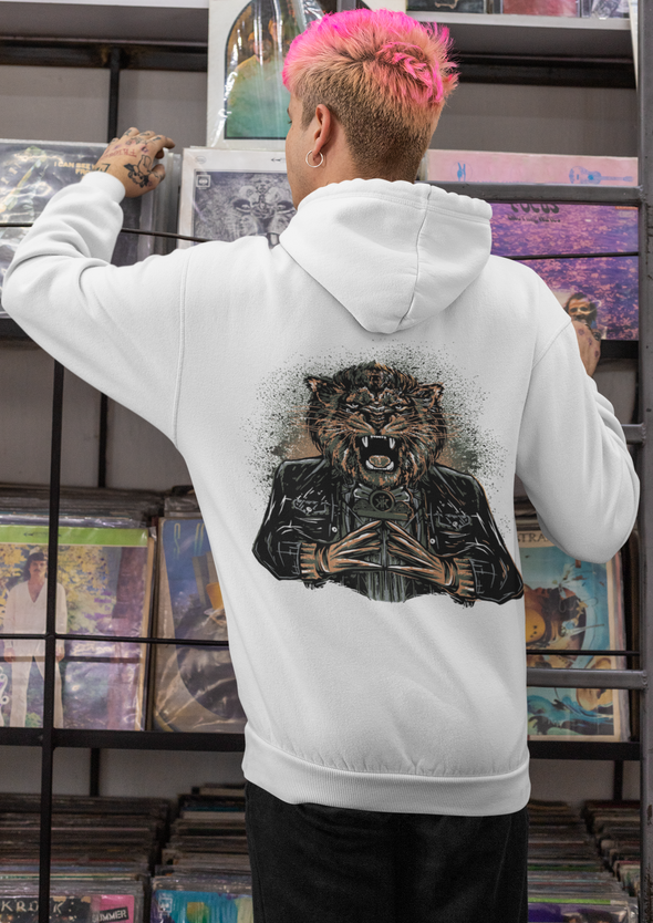 Unisex Lion Claws Printed Hoodie