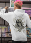 Unisex Skull Bandana Printed Hoodie