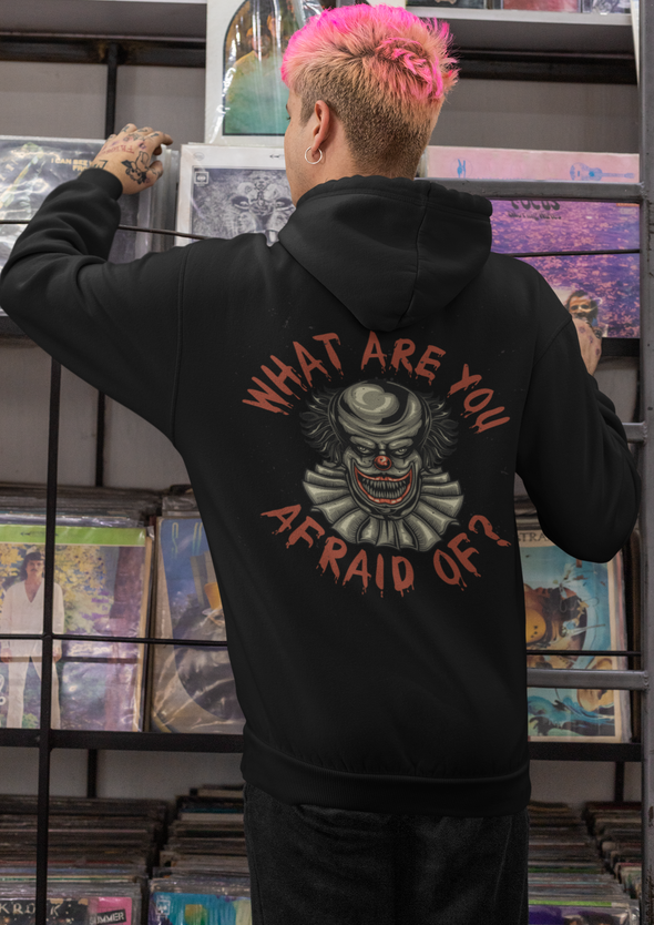 Unisex Scary Clown Printed Hoodie