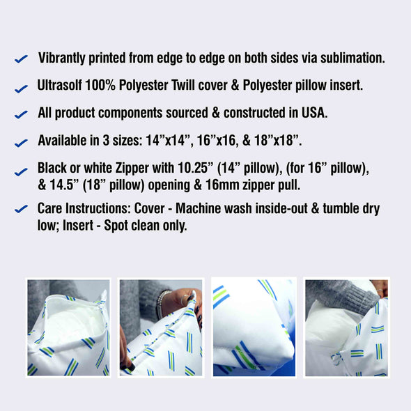 Personalized "Whenever You Touch This Heart Pillow For Nana/Grandma/Mom