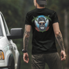 Skull With Beard And Moustache Unisex T-Shirt