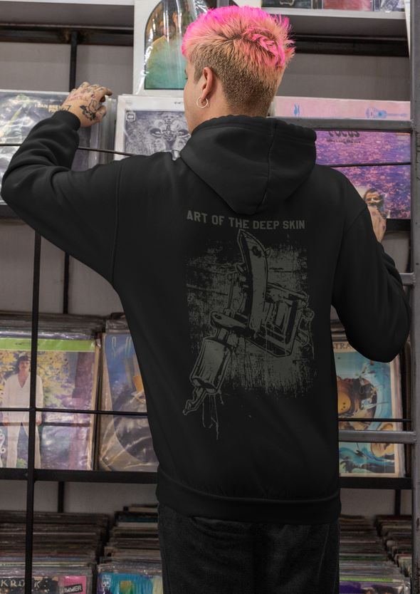 Unisex Tattoo Shop Printed Hoodie