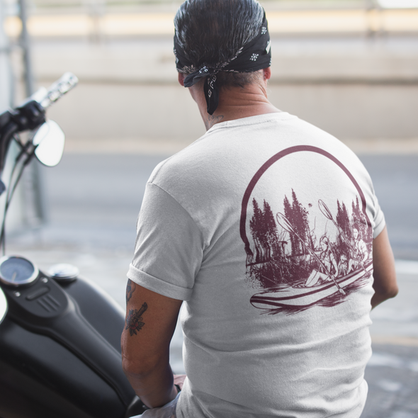 Boat And Dog Unisex T-shirt